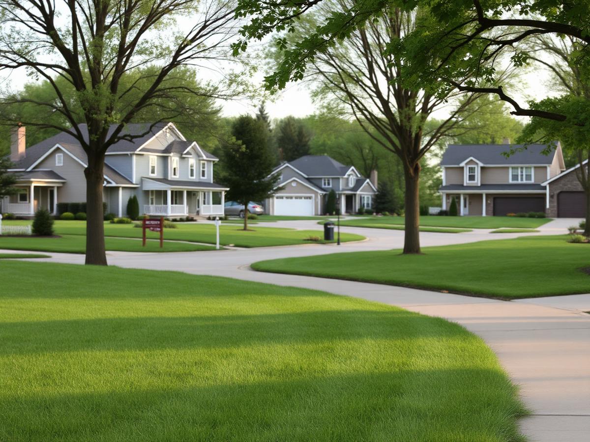 Established Northeast Iowa residential neighborhood